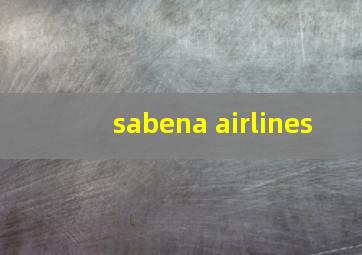 sabena airlines